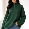Cable Knit Quarter-Zip Sweater