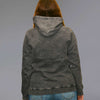 Charcoal Melton Hoodie