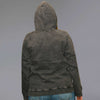 Charcoal Melton Hoodie