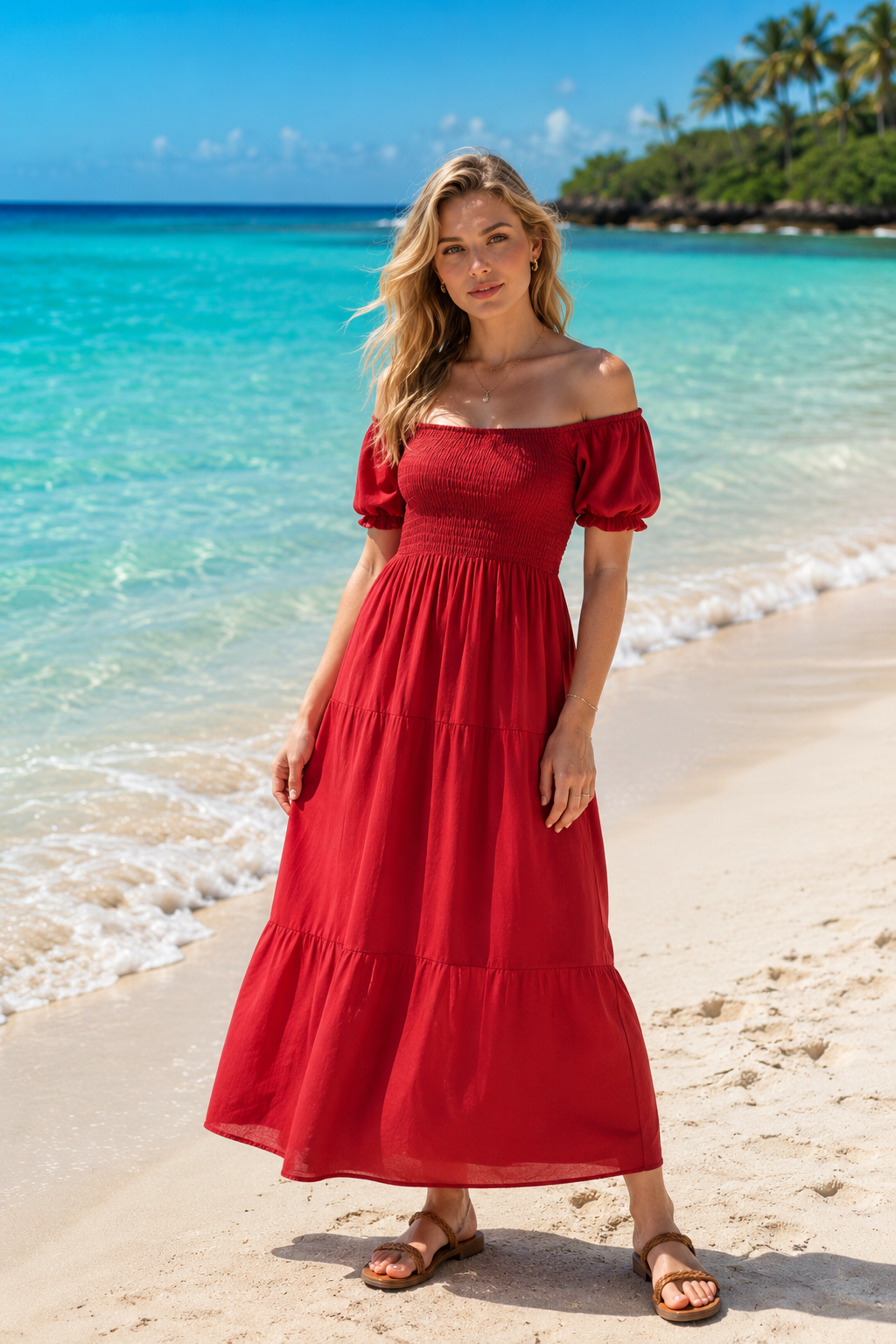 Basic Wear Club | Plain Rayon Cotton Short Sleeves Maxi Dress | Summer Dress for Women