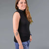 Cotton Lycra Sleeveless Top Black side
