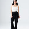Plain linen pants