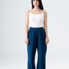 Plain linen pants