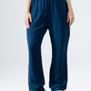 Plain linen pants