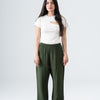 Plain linen pants