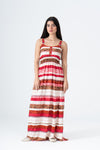 Rayon Cotton Lined Sleeveless Dress