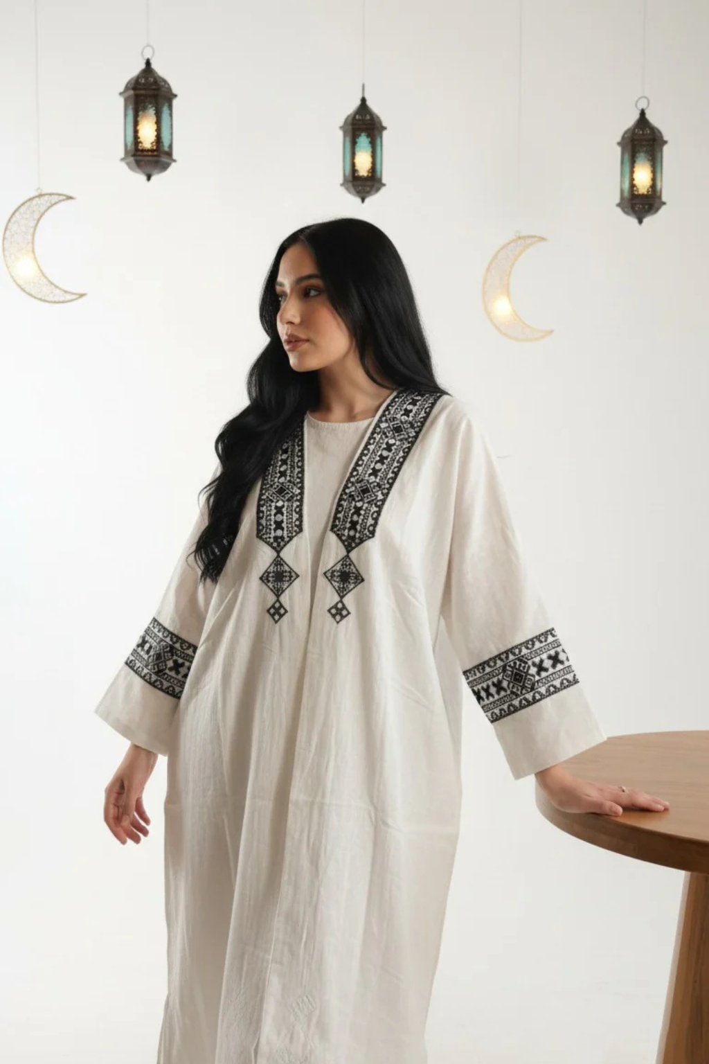 Embroidered Kaftan for Women | Basic Wear Club Egypt