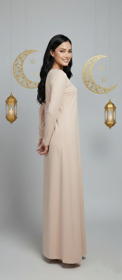 Essential Long Sleeve under Kaftan Maxi Dress