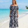 Floral Short Sleeve Maxi Dress | Basic Wear Club