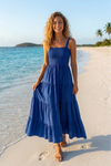Basic Wear Club | Plain Rayon Sleeveless Maxi Dress | Summer Dress for Women