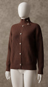Basic Wear Club | Women's Button-Down High-Neck Sweater | Winter | Up to 90K
