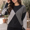 Basic Wear Club | Women's Patterned Crew Neck Knit Sweater | Winter | Up to 90K