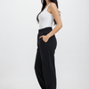 Classic Melton Comfort Black Pants