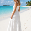 Basic Wear Club | Plain Rayon Sleeveless Maxi Dress | Summer Dress for Women
