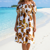 Basic Wear Club | Basic Flory Short Sleeves Mini Dress | Summer Dress for Women