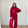Zip-Up Sweatshirt & Pants Set – Cozy and Trendy