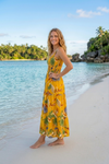 Basic Wear Club | Flory Rayon Cotton Sleeveless Maxi Dress | Lightweight Summer Dress for Women in Egypt