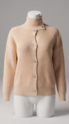 Basic Wear Club | Women's Button-Down High-Neck Sweater | Winter | Up to 90K
