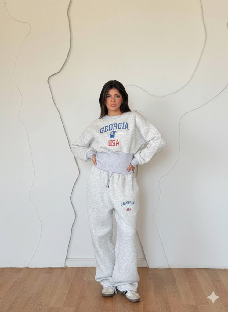 Georgia USA Sweatshirt & Jogger Set
