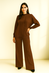 Two-Piece Mixed Cotton Knit Set