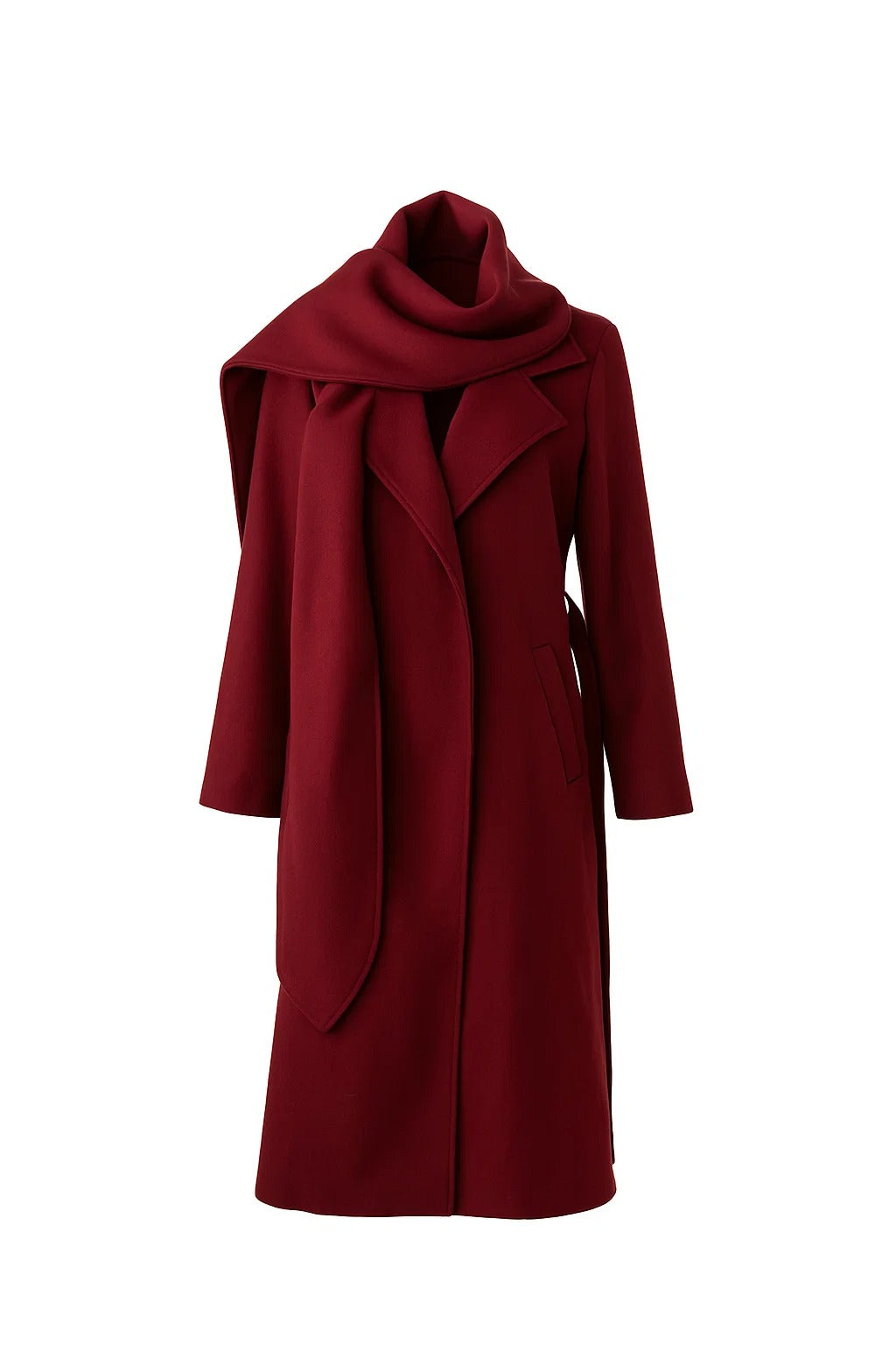 Wool-Blend Coat – Classic Minimalist Elegance