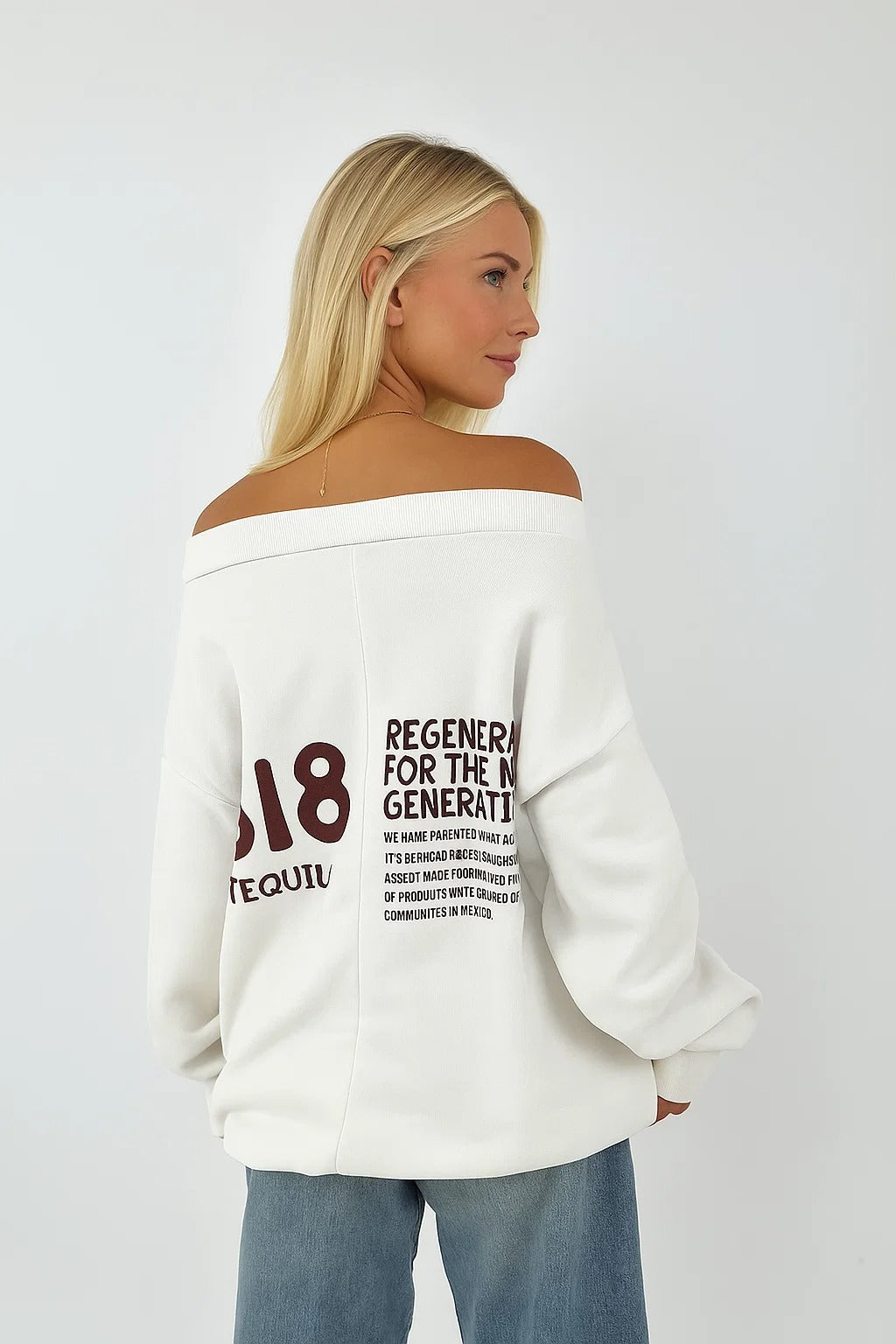 Off-Shoulder Sweatshirt – Bold Streetwear