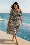Mini Floral Rayon Cotton Dress | Basic Wear Club
