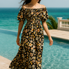 Mixed Floral Maxi Dress | Basic Wear Club