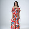 Mixed Floral Maxi Dress | Basic Wear Club