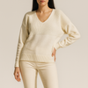 Off white Classic V-Neck Knit Sweater
