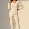 Off white Classic V-Neck Knit Sweater

