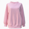 Pink Off-Shoulder Sweatshirt