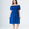 Plain Short Sleeve Mini Dress | Basic Wear Club