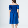 Plain Short Sleeve Mini Dress | Basic Wear Club