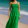 Plain Sleeveless Maxi Dress | Basic Wear Club