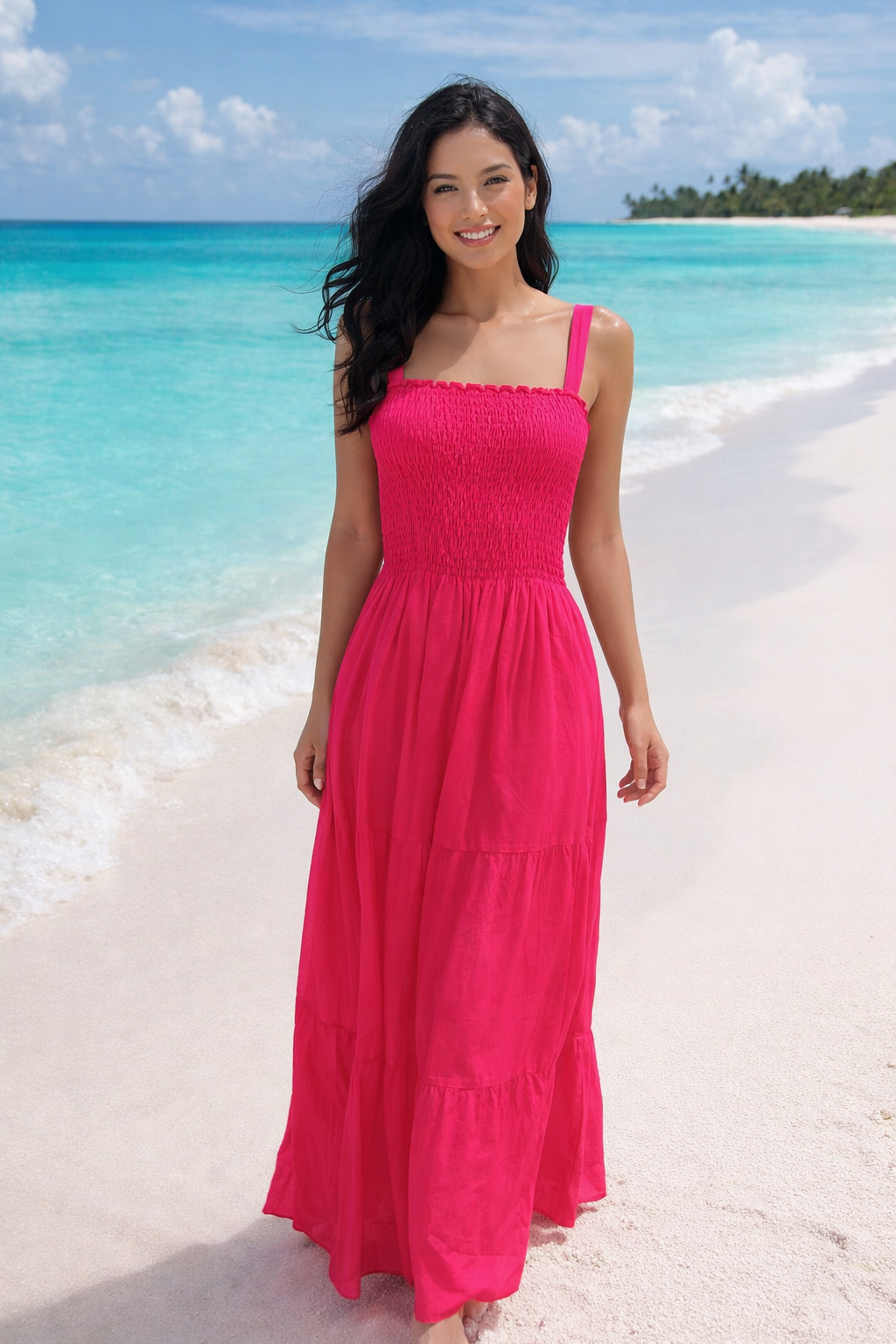 Plain Sleeveless Maxi Dress | Basic Wear Club