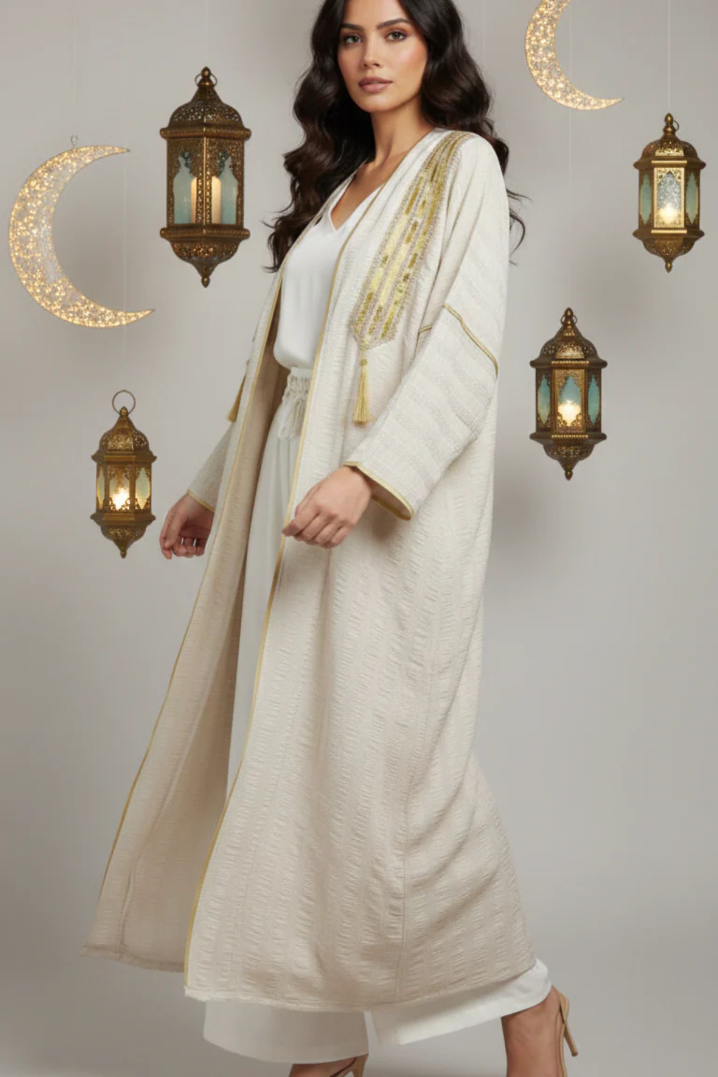 Pure Turkish Textured Kaftan | Basic Wear Club Egypt