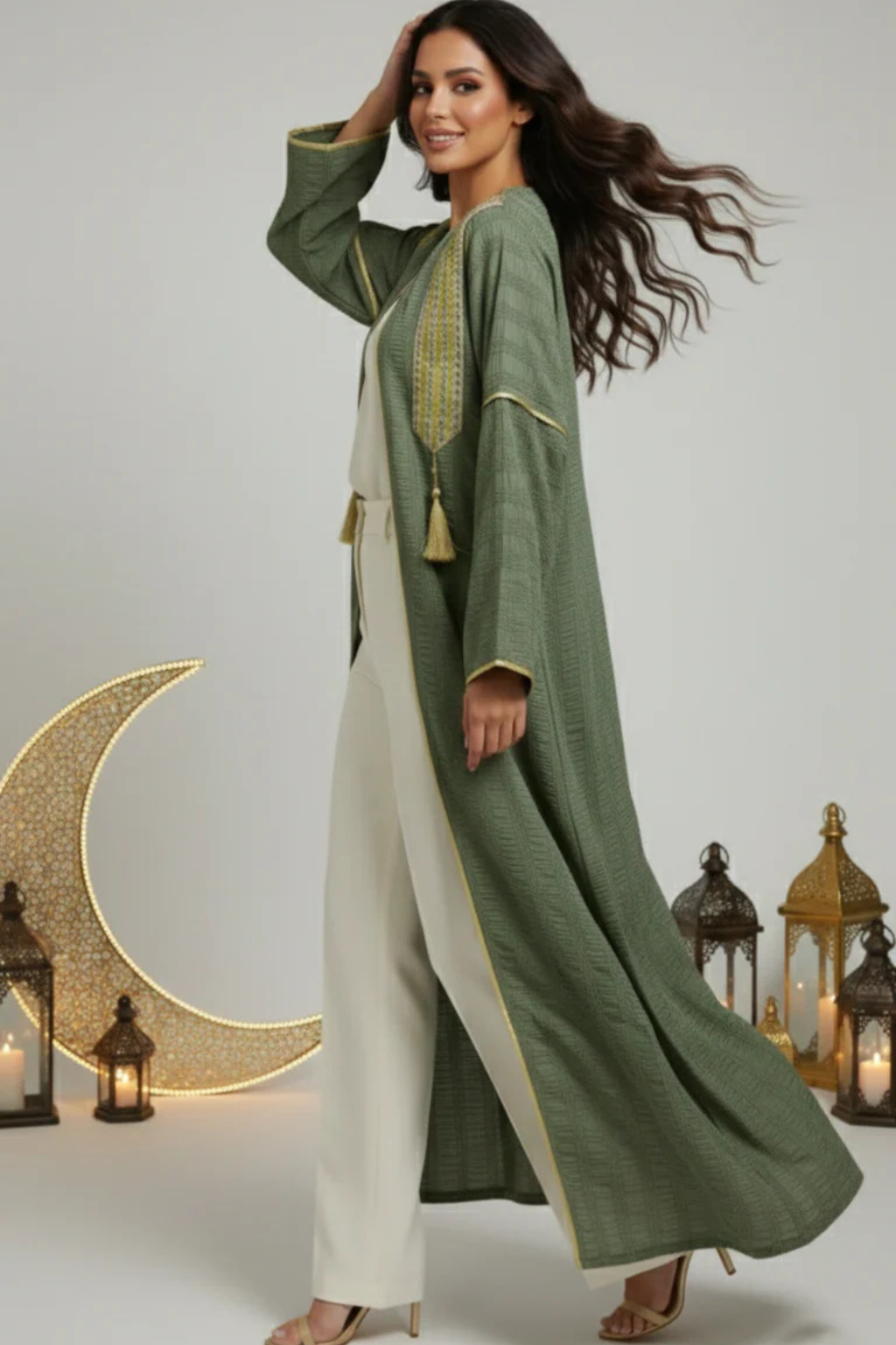 Pure Turkish Textured Kaftan | Basic Wear Club Egypt