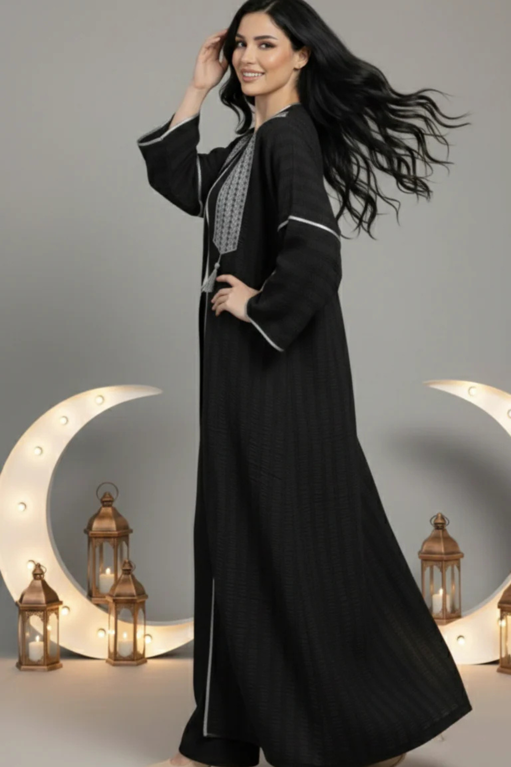 Pure Turkish Textured Kaftan | Basic Wear Club Egypt