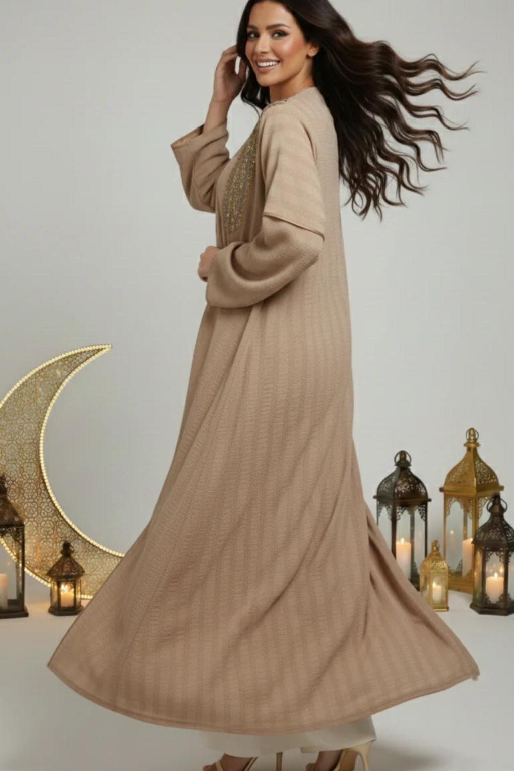 Pure Turkish Textured Kaftan | Basic Wear Club Egypt