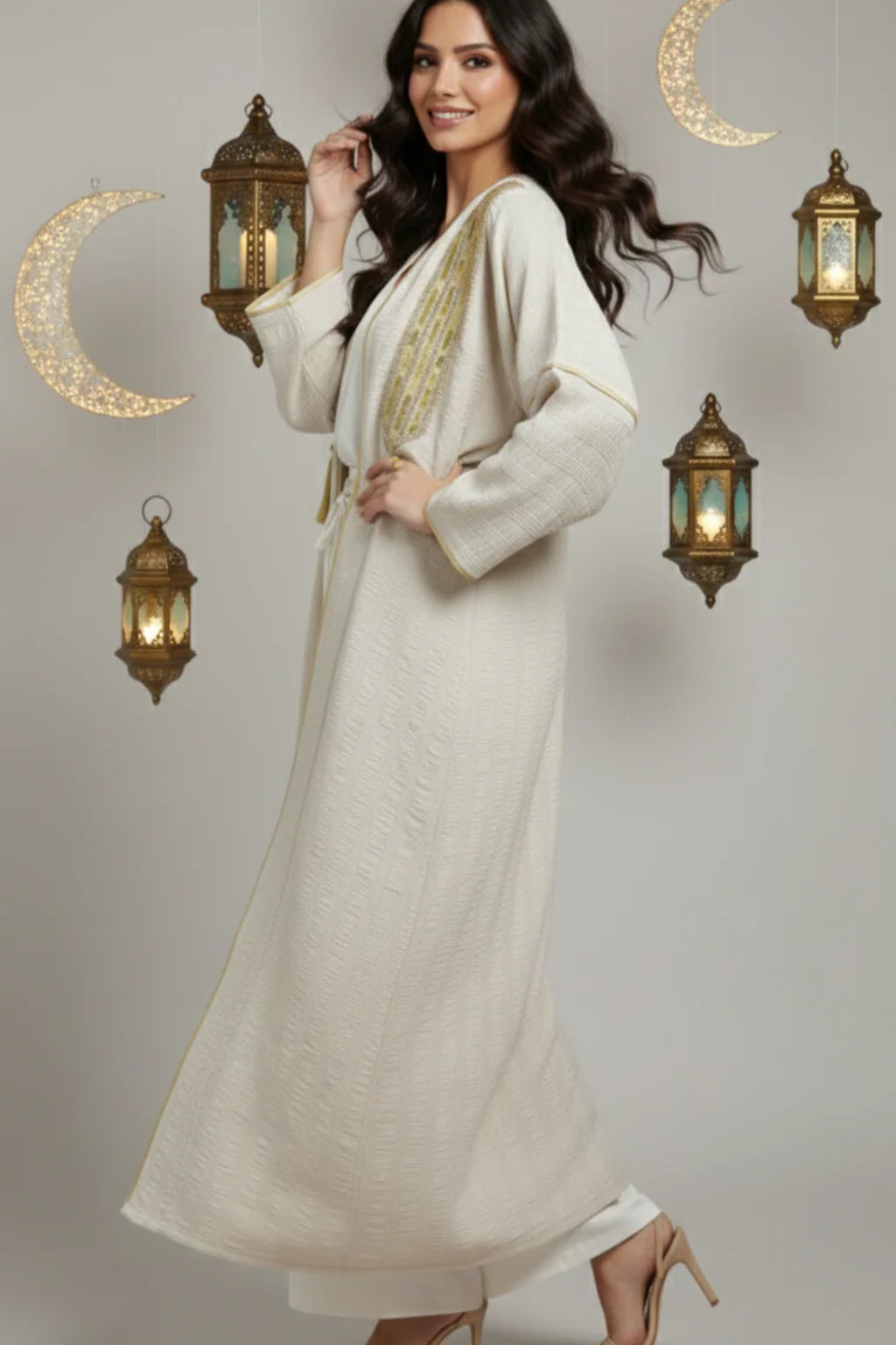 Pure Turkish Textured Kaftan | Basic Wear Club Egypt
