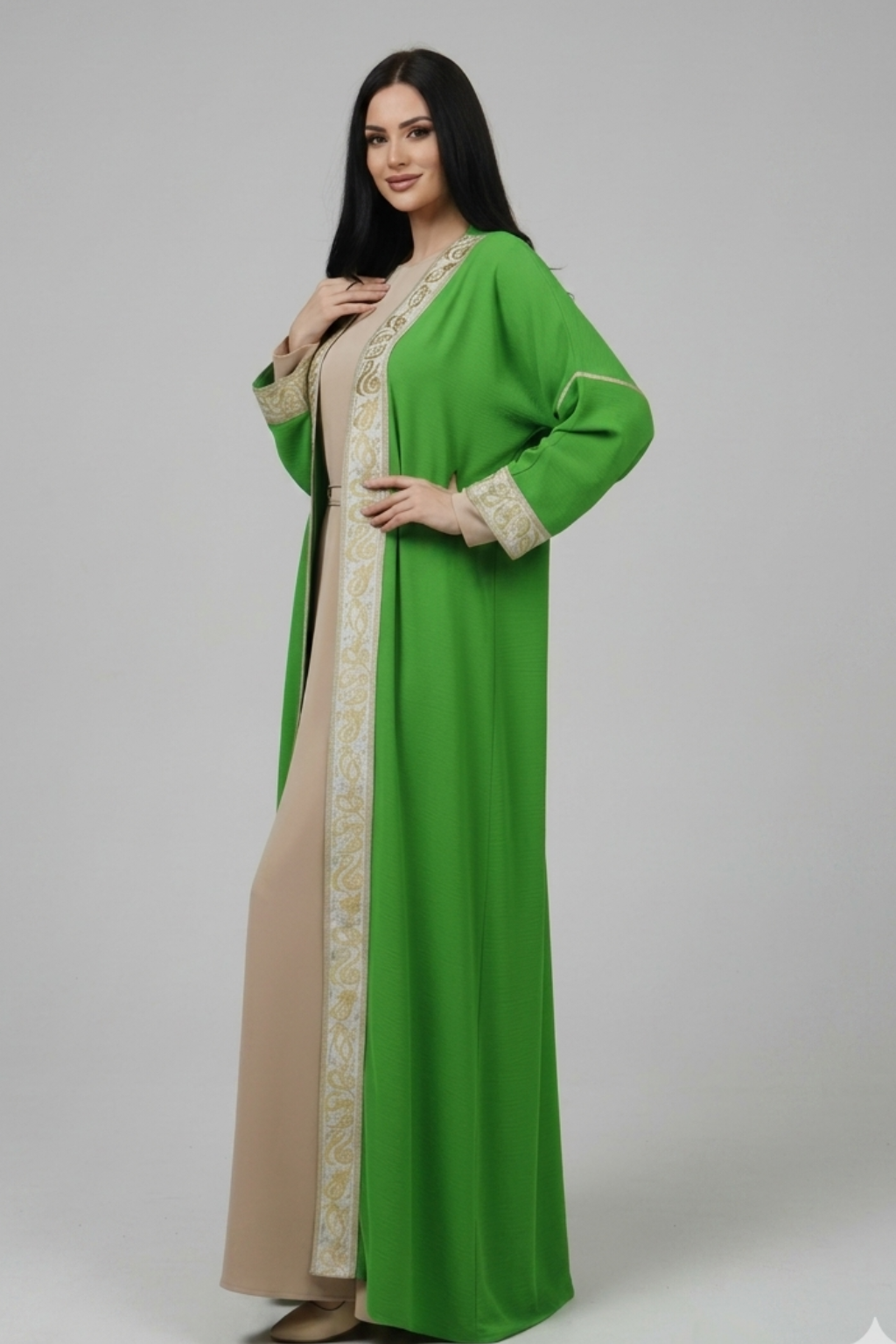 Royal Embroidered Long Cardigan | Basic Wear Club Egypt