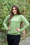 High Neck Cotton Knit Basic