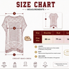 Size chart Knit Cotton Beach Cover-Up Cash