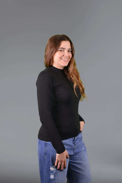  SmoothFit Long Sleeve Cotton Lycra Top