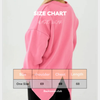 Pink Oversized Sweatshirt with Back Slit