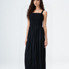Plain Rayon Sleeveless Maxi Dress