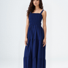 Plain Rayon Sleeveless Maxi Dress