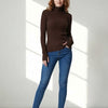 Turtleneck Knit Basic Sweater