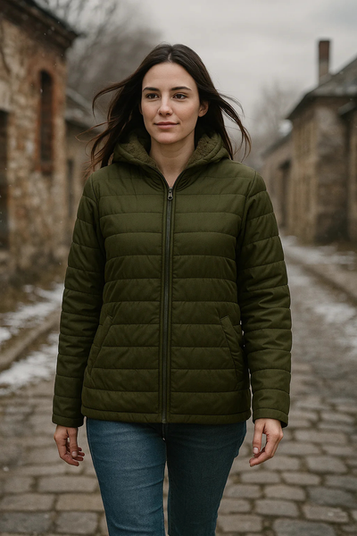 Waterproof Puffer Jacket for Women | Basic Wear Club Egypt